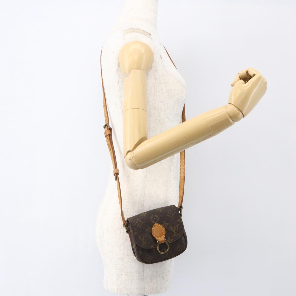 LOUIS VUITTON Monogram Bebe Monogram Saint Cloud Bag M51245 LV Auth BA8103