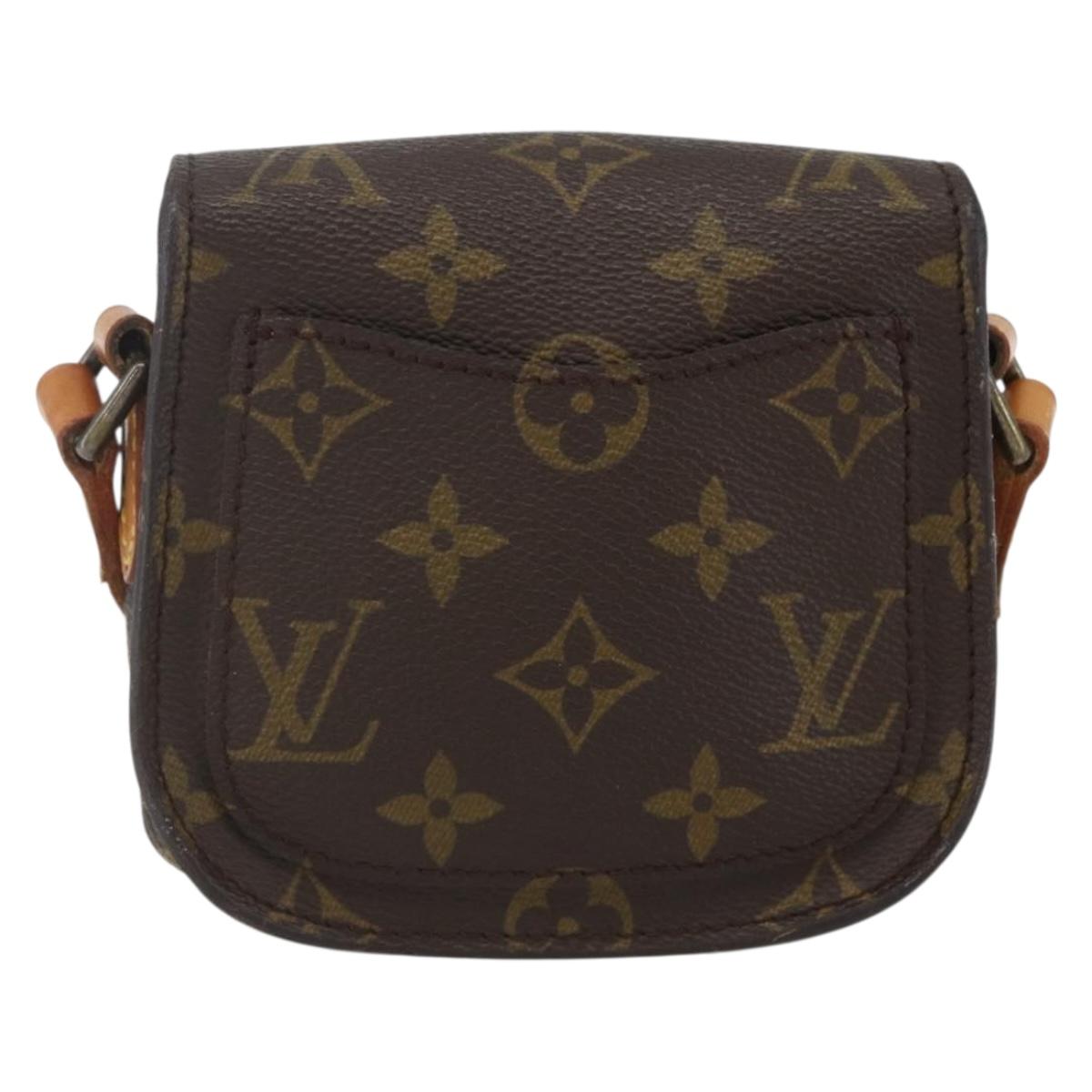 LOUIS VUITTON Monogram Bebe Monogram Saint Cloud Bag M51245 LV Auth BA8103