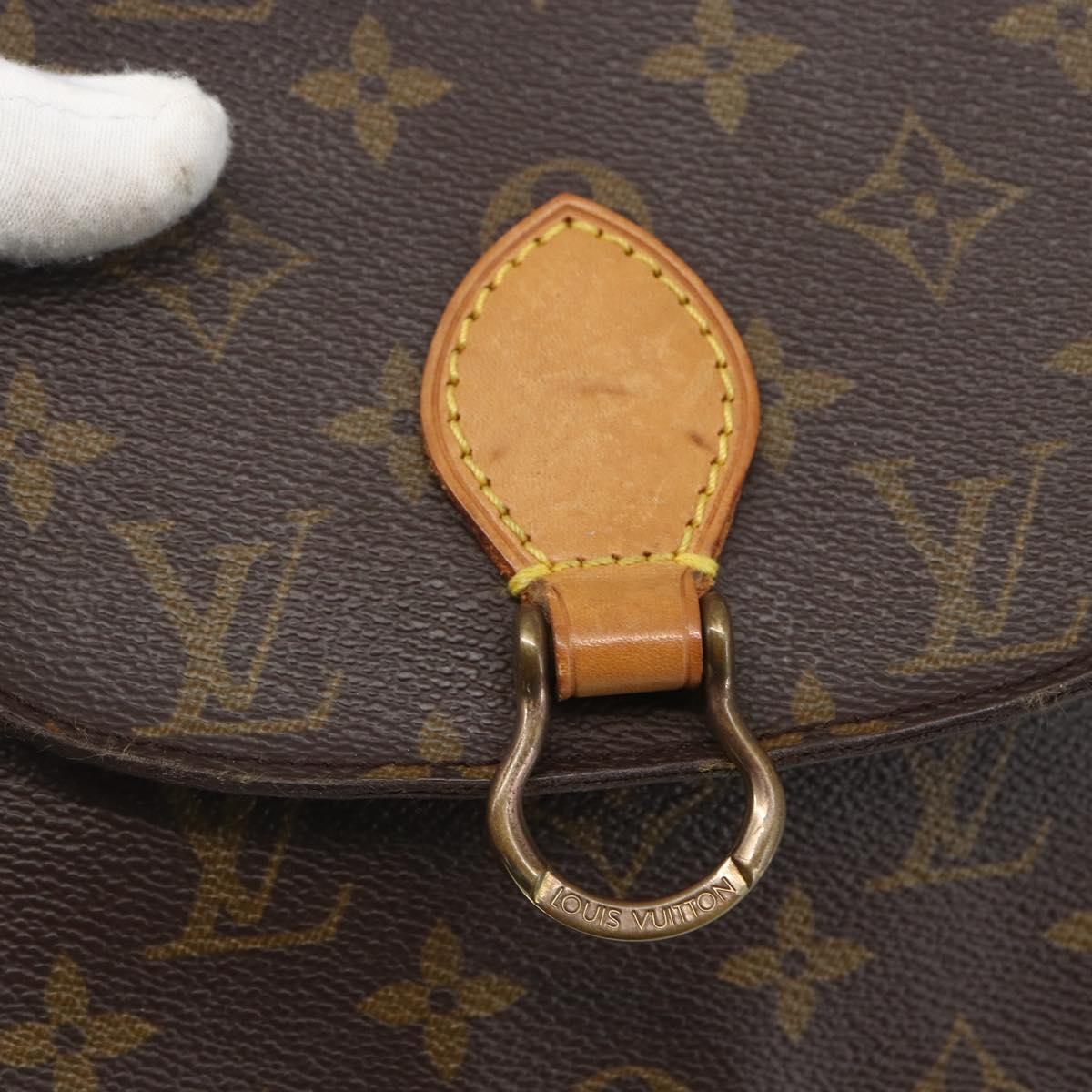 LOUIS VUITTON Monogram Saint Cloud PM Shoulder Bag M51244 LV Auth BA8104