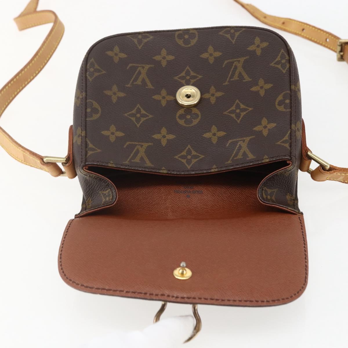 LOUIS VUITTON Monogram Saint Cloud PM Shoulder Bag M51244 LV Auth BA8104