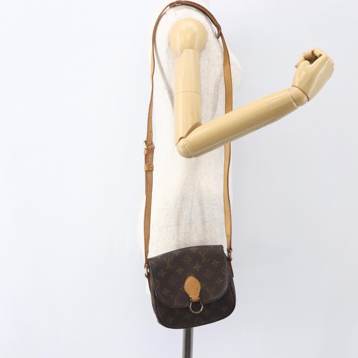 LOUIS VUITTON Monogram Saint Cloud PM Shoulder Bag M51244 LV Auth BA8104