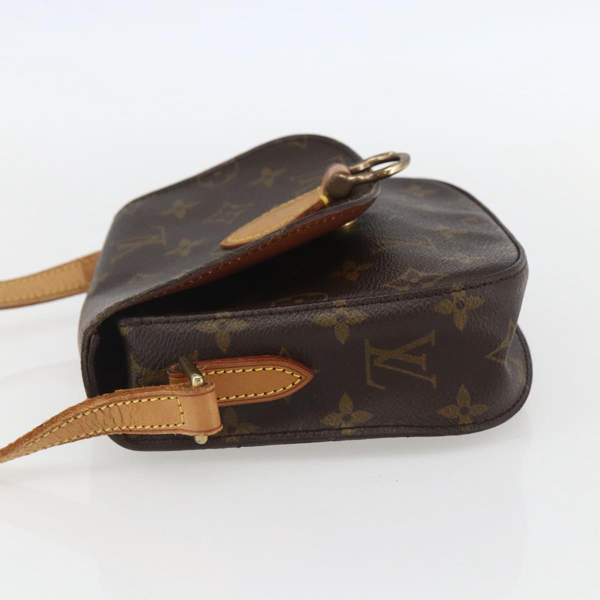 LOUIS VUITTON Monogram Saint Cloud PM Shoulder Bag M51244 LV Auth BA8104