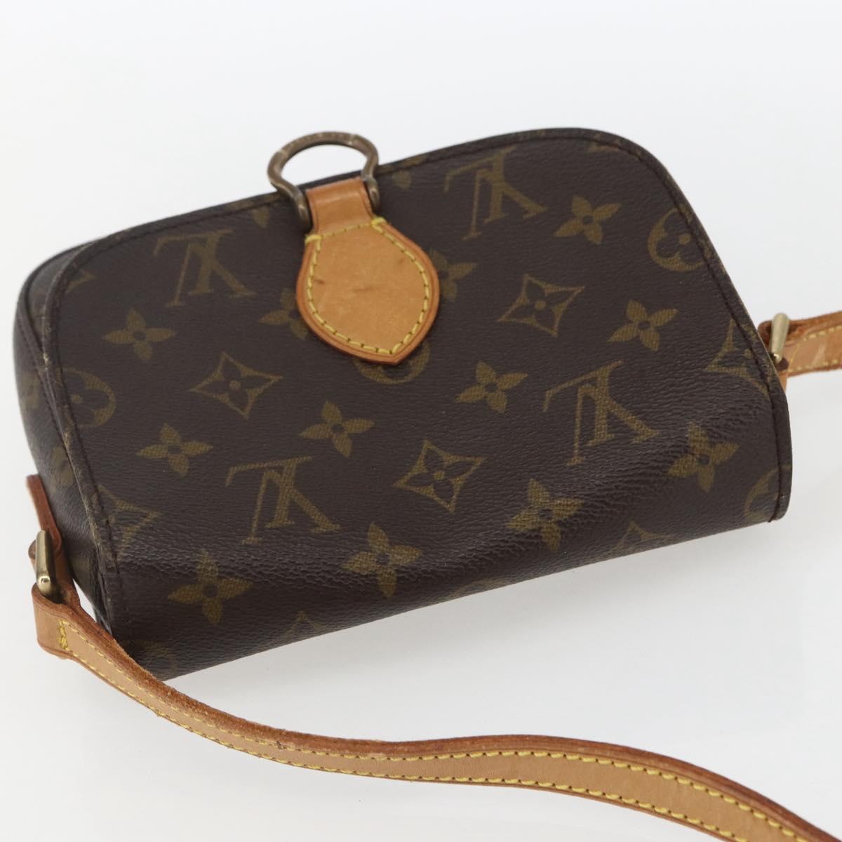 LOUIS VUITTON Monogram Saint Cloud PM Shoulder Bag M51244 LV Auth BA8104