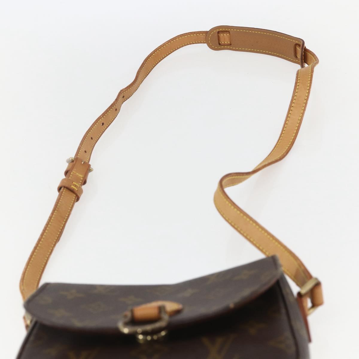 LOUIS VUITTON Monogram Saint Cloud PM Shoulder Bag M51244 LV Auth BA8104