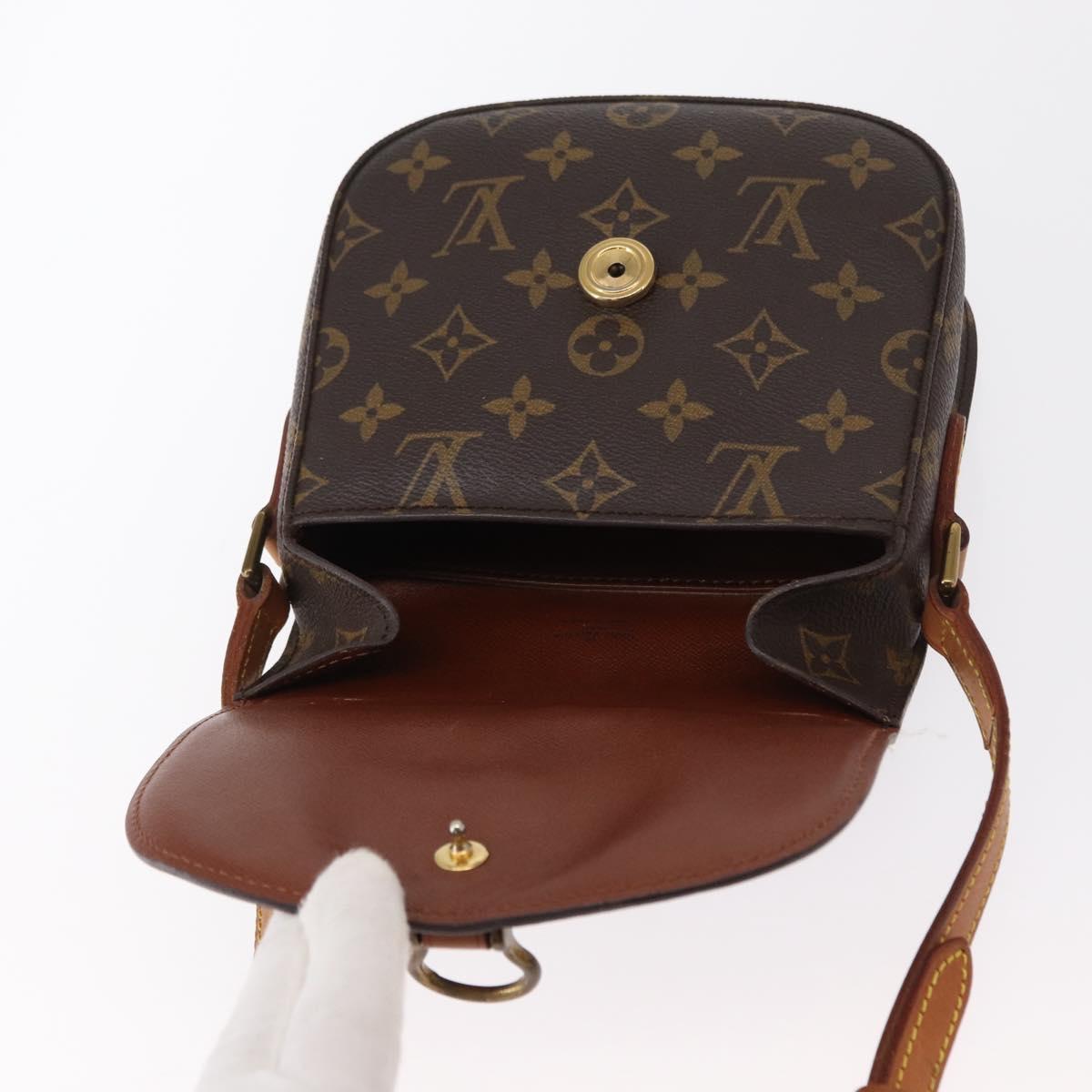 LOUIS VUITTON Monogram Saint Cloud PM Shoulder Bag M51244 LV Auth BA8105