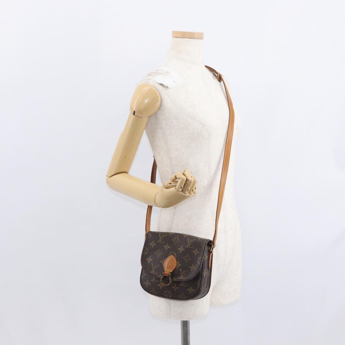 LOUIS VUITTON Monogram Saint Cloud PM Shoulder Bag M51244 LV Auth BA8105