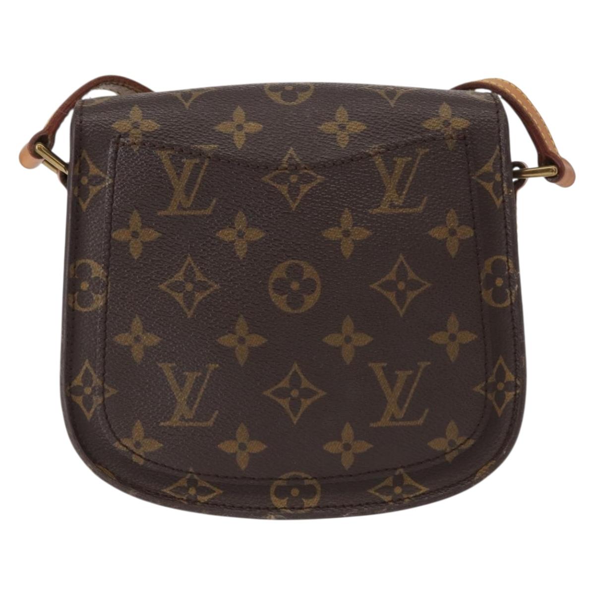LOUIS VUITTON Monogram Saint Cloud PM Shoulder Bag M51244 LV Auth BA8105