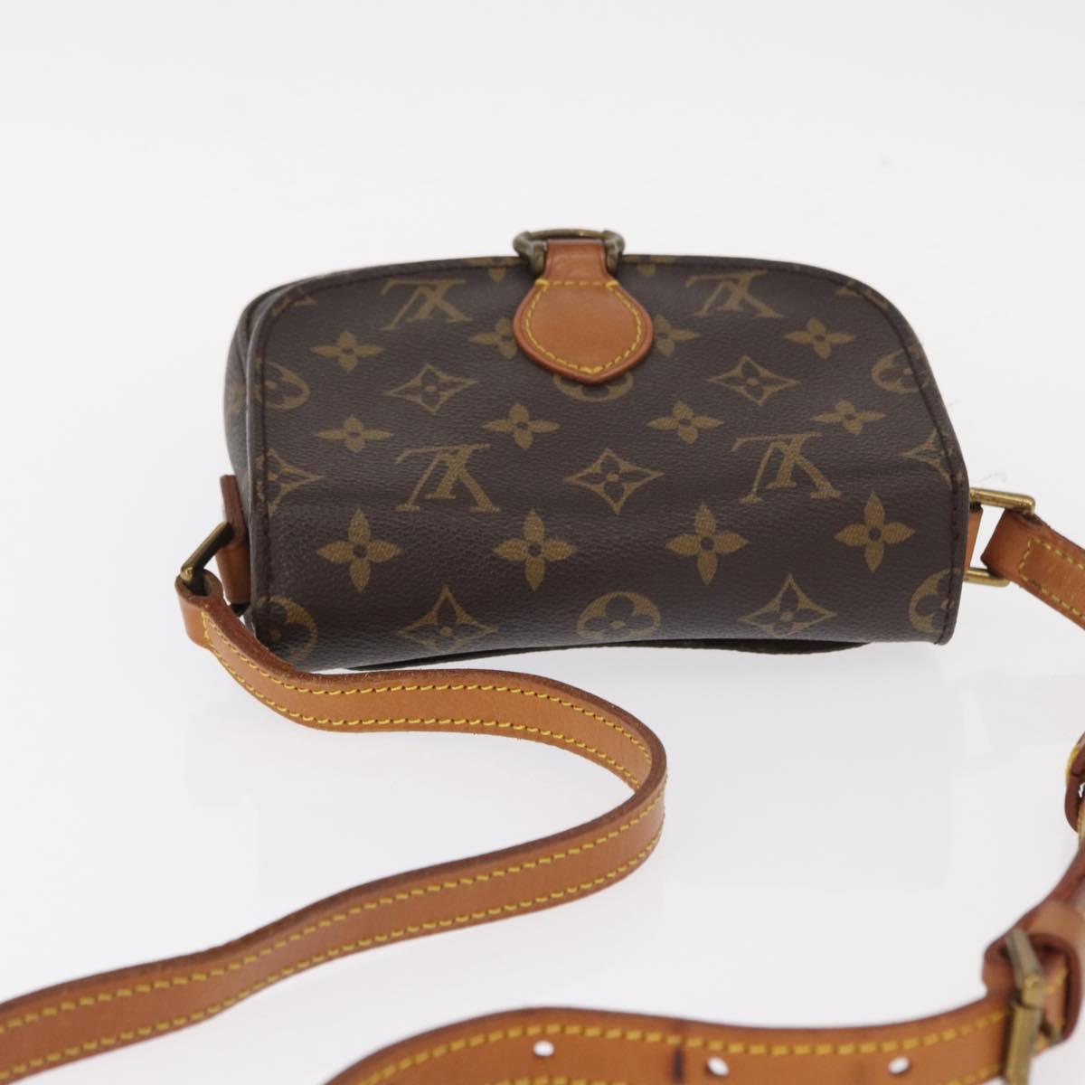LOUIS VUITTON Monogram Saint Cloud PM Shoulder Bag M51244 LV Auth BA8105