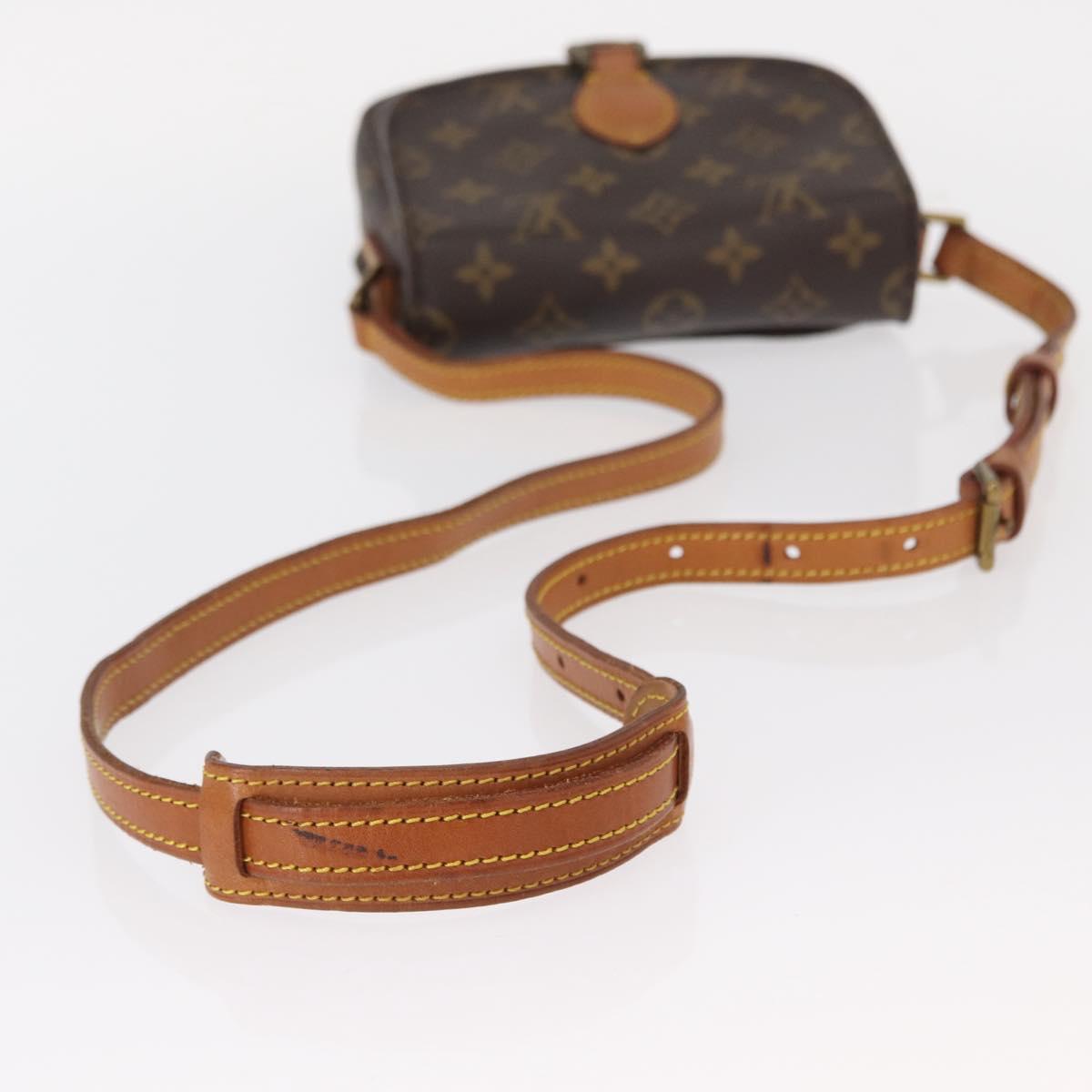 LOUIS VUITTON Monogram Saint Cloud PM Shoulder Bag M51244 LV Auth BA8105