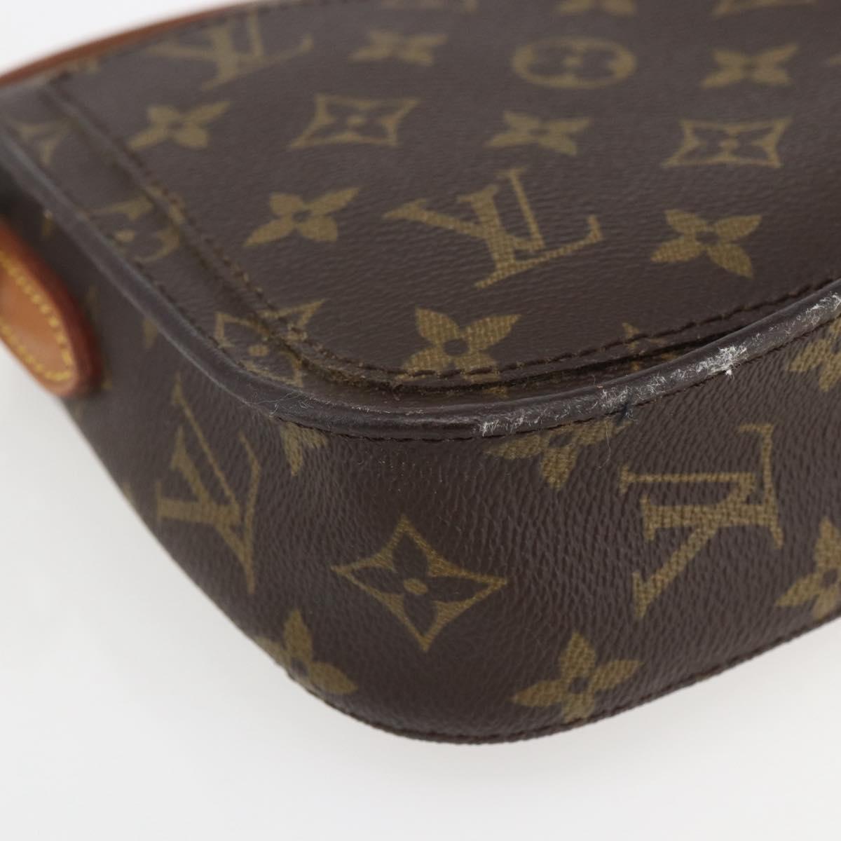 LOUIS VUITTON Monogram Saint Cloud PM Shoulder Bag M51244 LV Auth BA8106