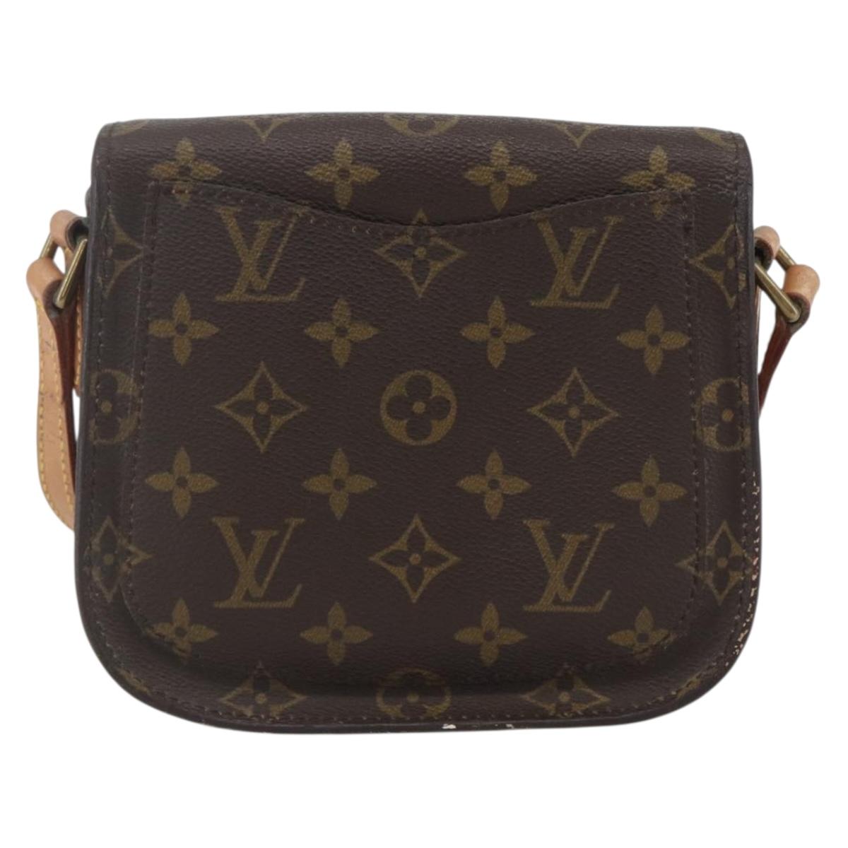 LOUIS VUITTON Monogram Saint Cloud PM Shoulder Bag M51244 LV Auth BA8106