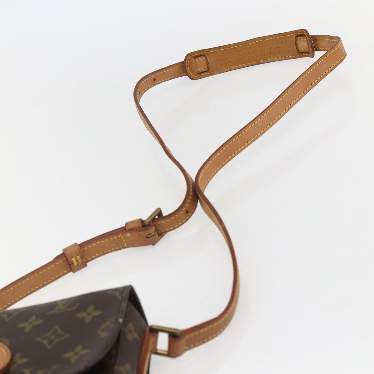 LOUIS VUITTON Monogram Saint Cloud PM Shoulder Bag M51244 LV Auth BA8106