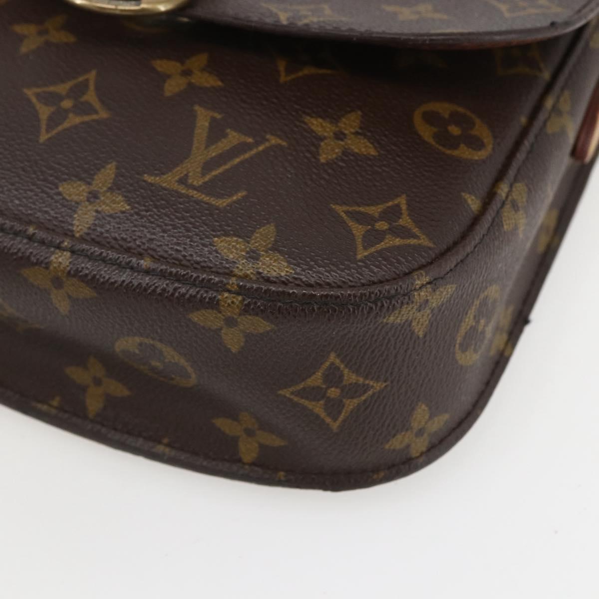 LOUIS VUITTON Monogram Saint Cloud MM Shoulder Bag M51243 LV Auth BA8107