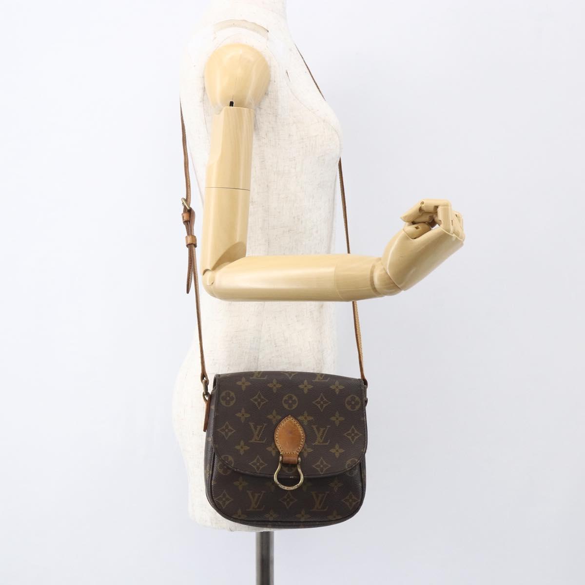 LOUIS VUITTON Monogram Saint Cloud MM Shoulder Bag M51243 LV Auth BA8107