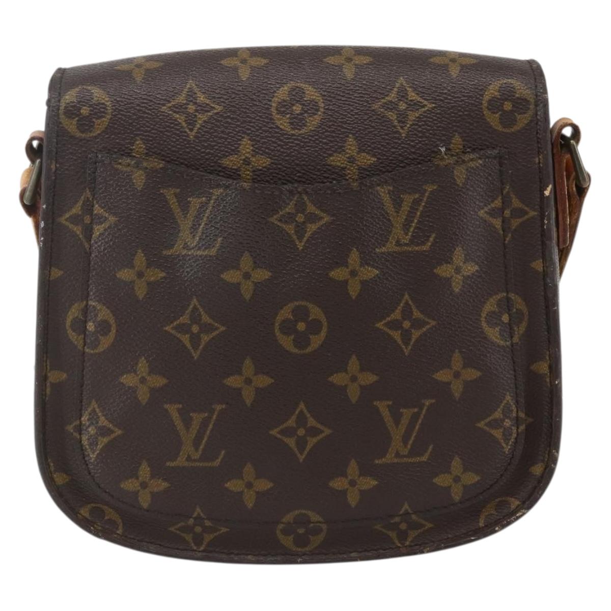 LOUIS VUITTON Monogram Saint Cloud MM Shoulder Bag M51243 LV Auth BA8107