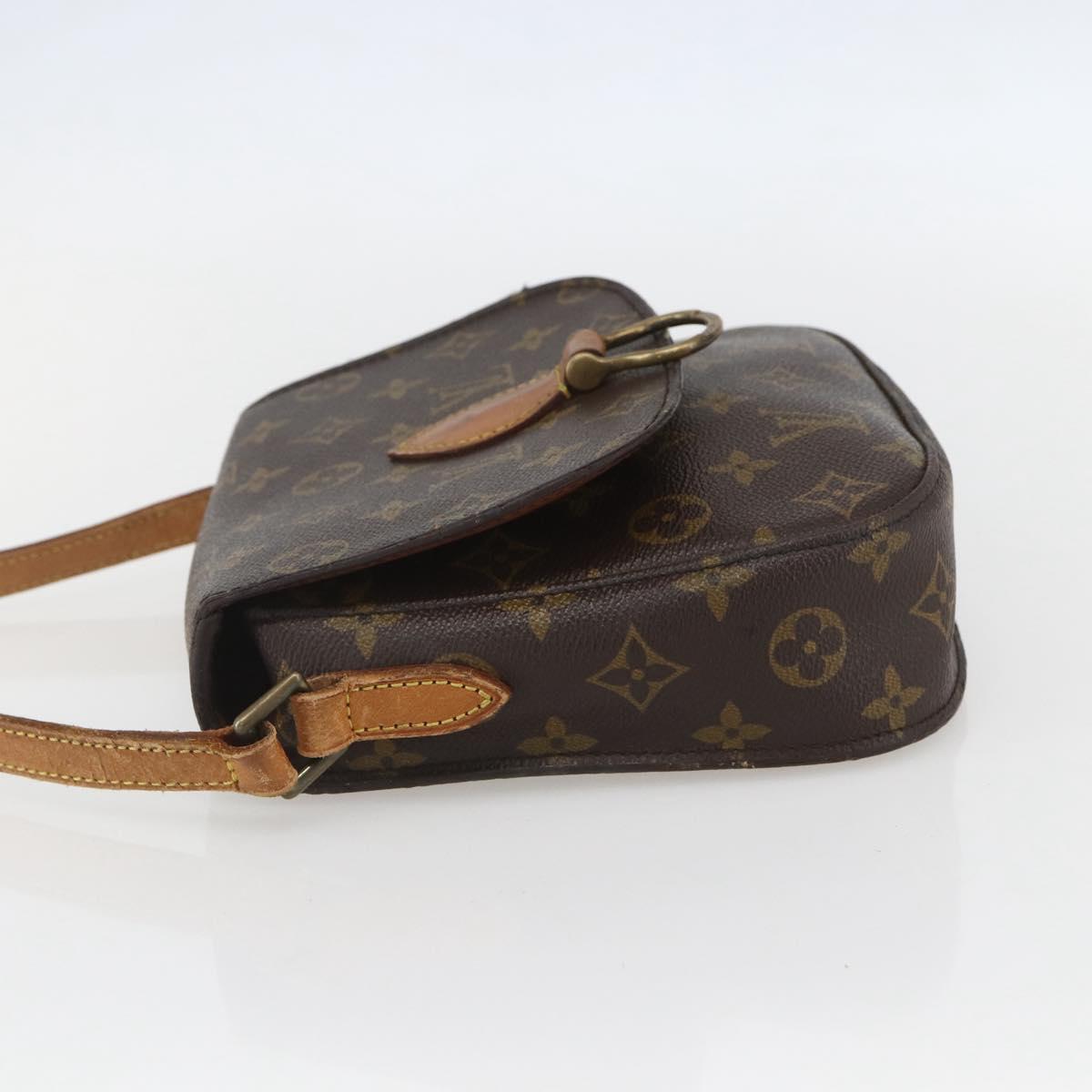 LOUIS VUITTON Monogram Saint Cloud MM Shoulder Bag M51243 LV Auth BA8107
