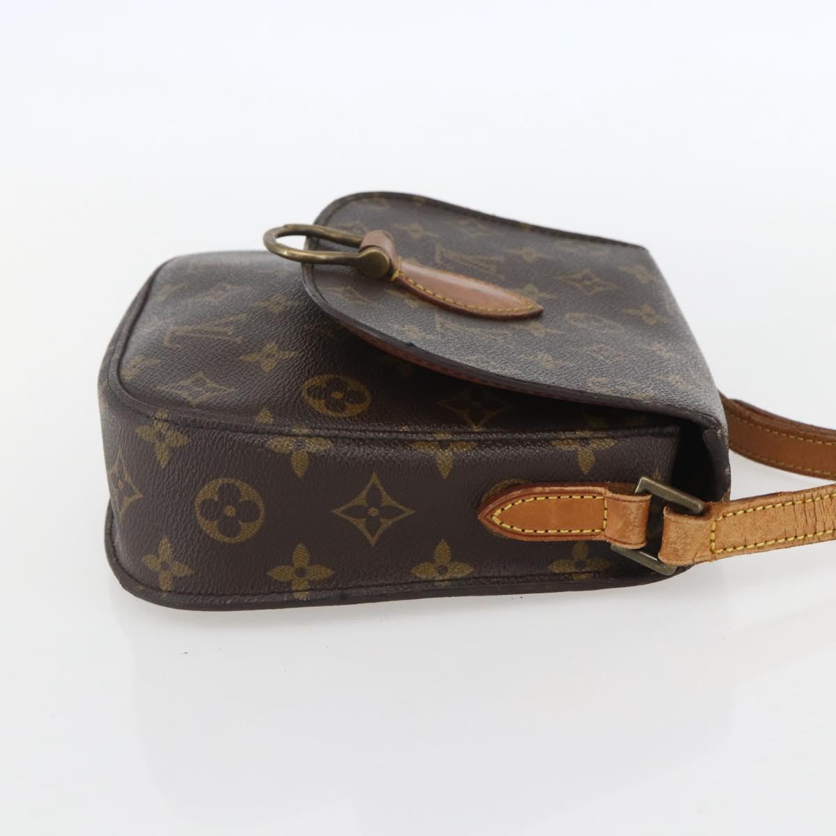 LOUIS VUITTON Monogram Saint Cloud MM Shoulder Bag M51243 LV Auth BA8107