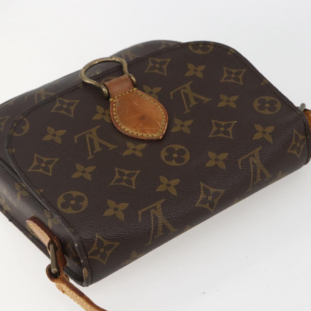 LOUIS VUITTON Monogram Saint Cloud MM Shoulder Bag M51243 LV Auth BA8107