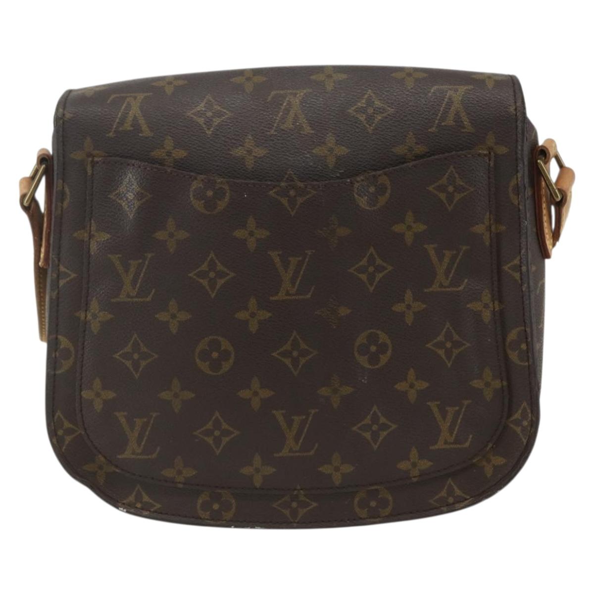 LOUIS VUITTON Monogram Saint Cloud GM Shoulder Bag M51242 LV Auth BA8108