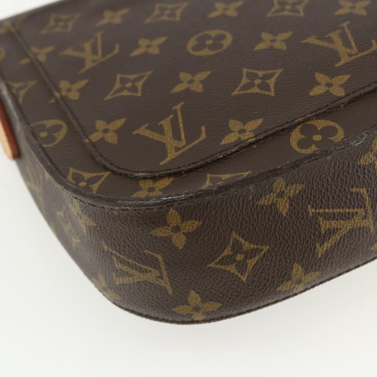 LOUIS VUITTON Monogram Saint Cloud GM Shoulder Bag M51242 LV Auth BA8109