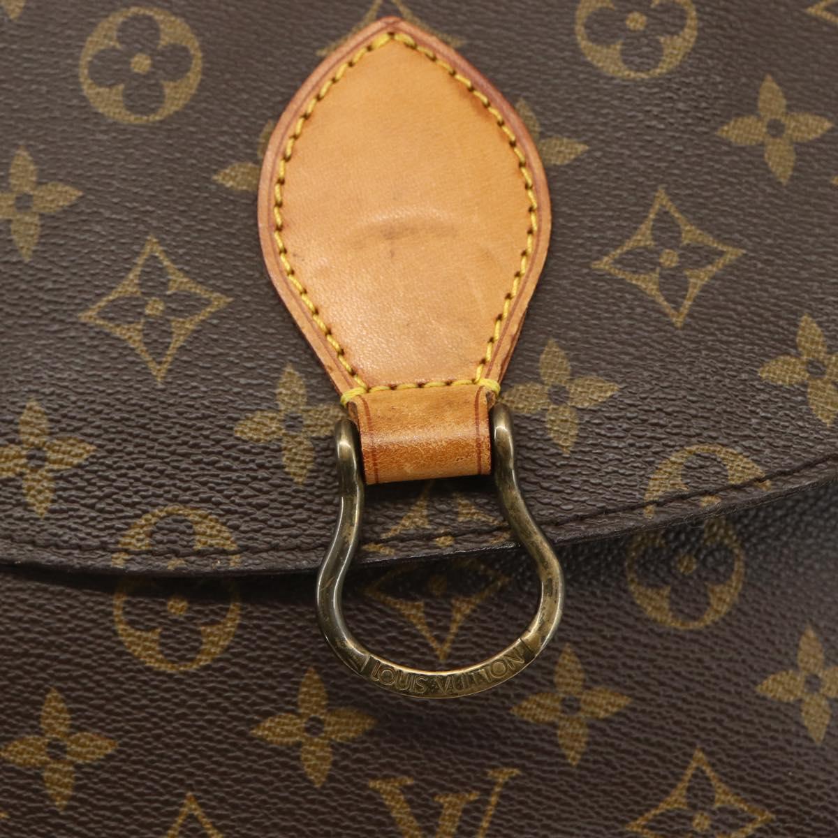 LOUIS VUITTON Monogram Saint Cloud GM Shoulder Bag M51242 LV Auth BA8109