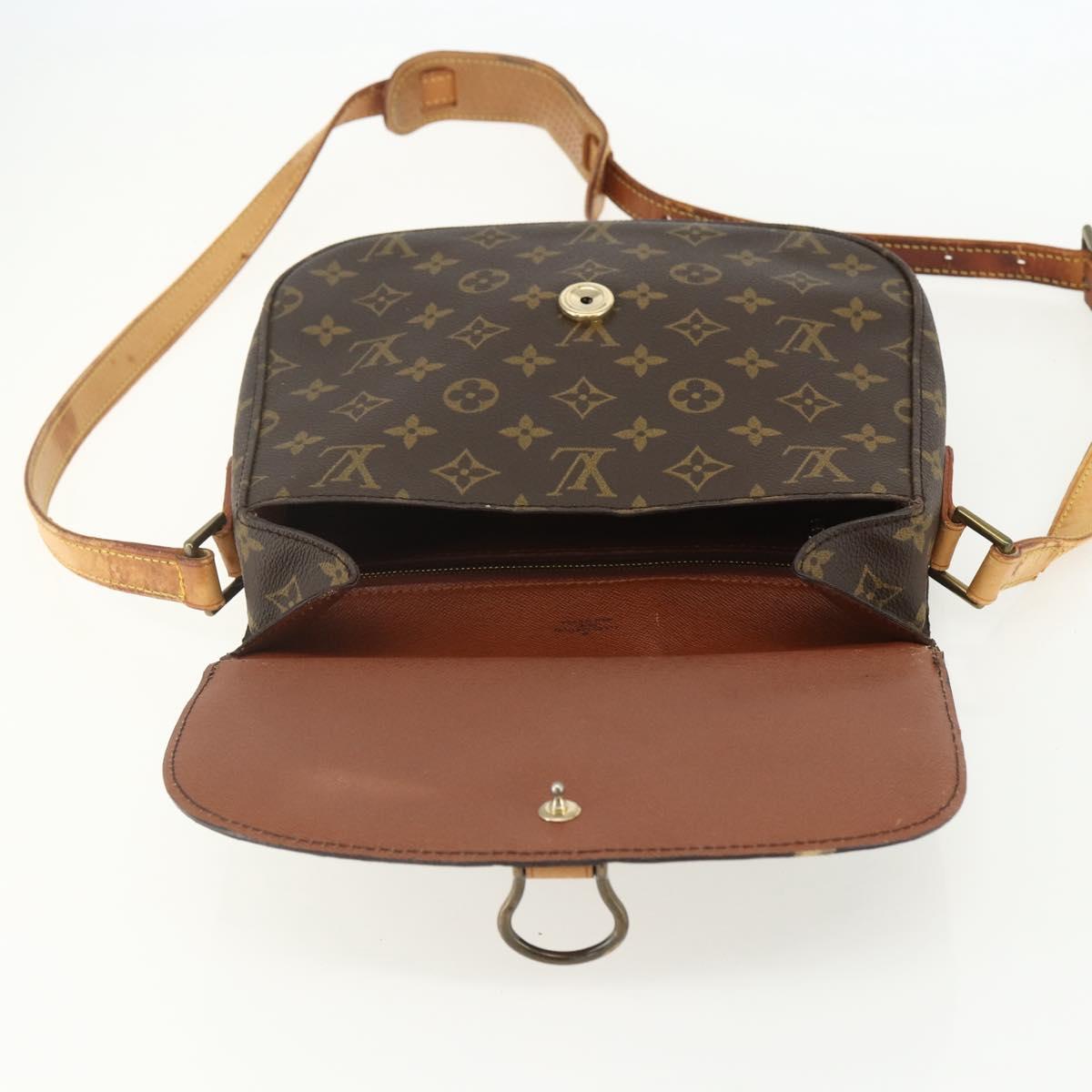 LOUIS VUITTON Monogram Saint Cloud GM Shoulder Bag M51242 LV Auth BA8109