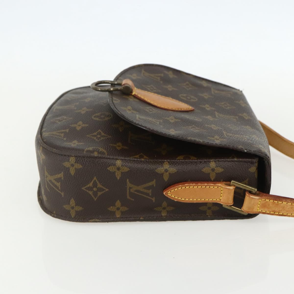 LOUIS VUITTON Monogram Saint Cloud GM Shoulder Bag M51242 LV Auth BA8109