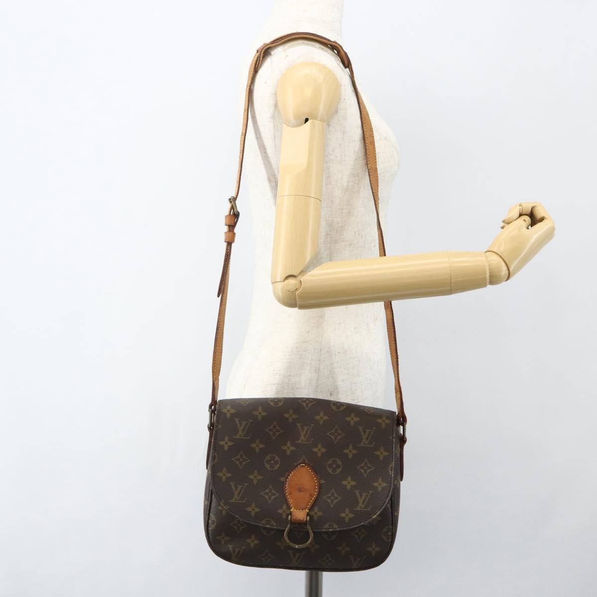 LOUIS VUITTON Monogram Saint Cloud GM Shoulder Bag M51242 LV Auth BA8110