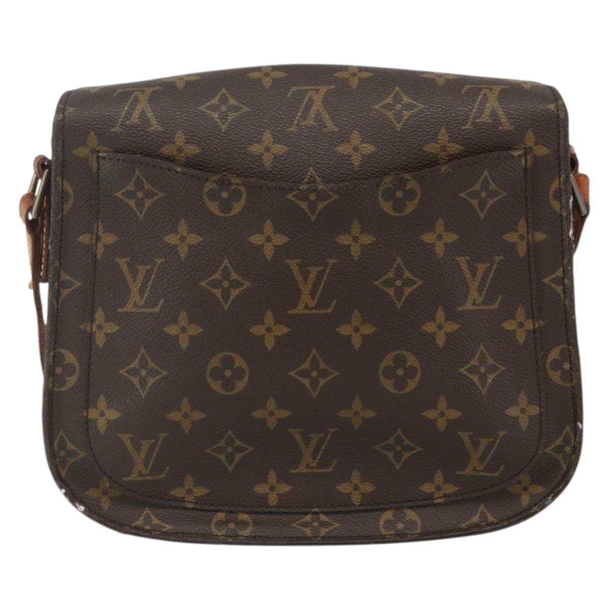 LOUIS VUITTON Monogram Saint Cloud GM Shoulder Bag M51242 LV Auth BA8110