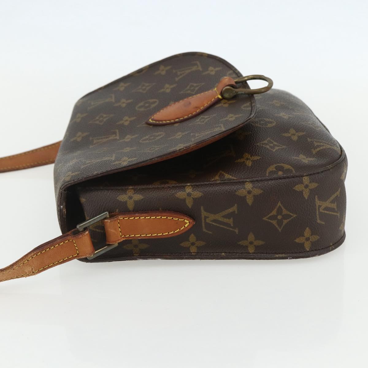 LOUIS VUITTON Monogram Saint Cloud GM Shoulder Bag M51242 LV Auth BA8110