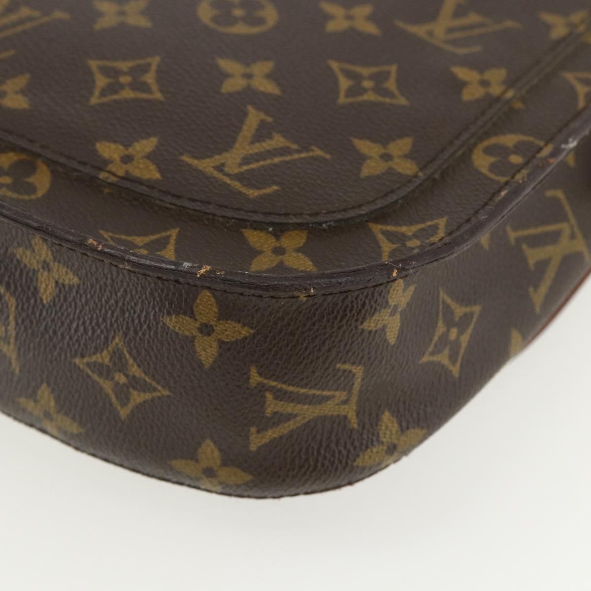 LOUIS VUITTON Monogram Saint Cloud GM Shoulder Bag M51242 LV Auth BA8111