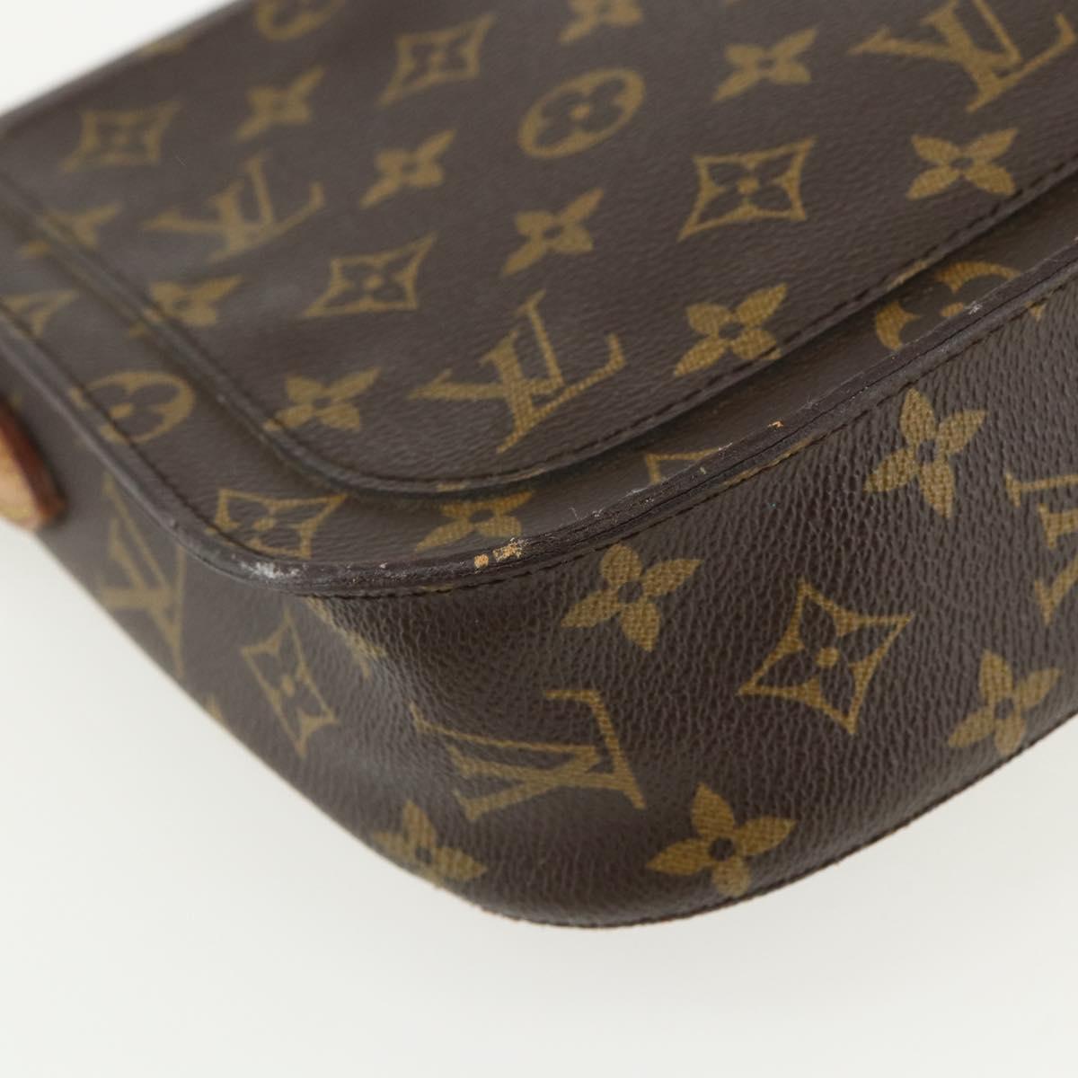 LOUIS VUITTON Monogram Saint Cloud GM Shoulder Bag M51242 LV Auth BA8111