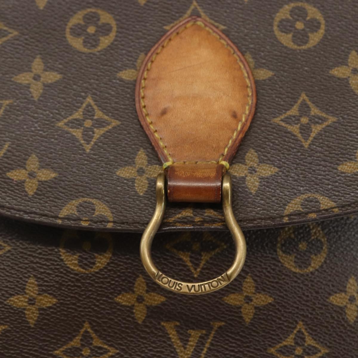 LOUIS VUITTON Monogram Saint Cloud GM Shoulder Bag M51242 LV Auth BA8111
