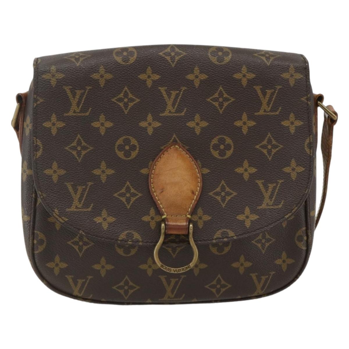 LOUIS VUITTON Monogram Saint Cloud GM Shoulder Bag M51242 LV Auth BA8111