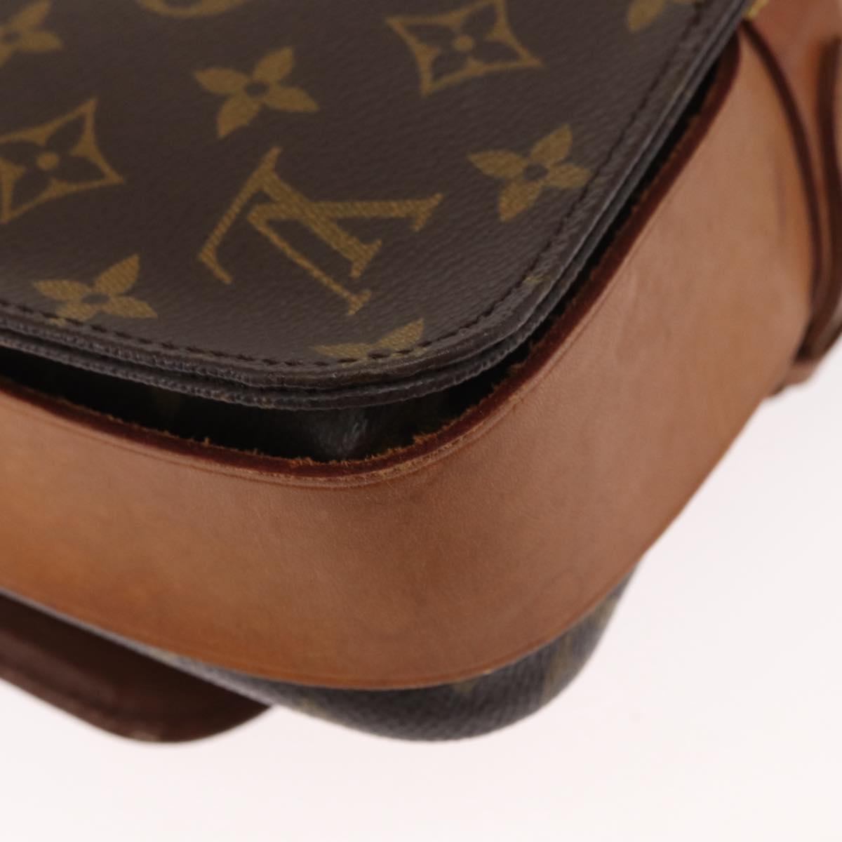 LOUIS VUITTON Monogram Cartouchiere MM Shoulder Bag M51253 LV Auth BA8112