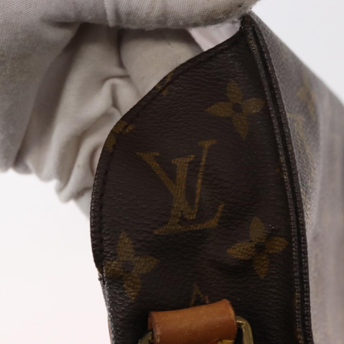 LOUIS VUITTON Monogram Cartouchiere MM Shoulder Bag M51253 LV Auth BA8112