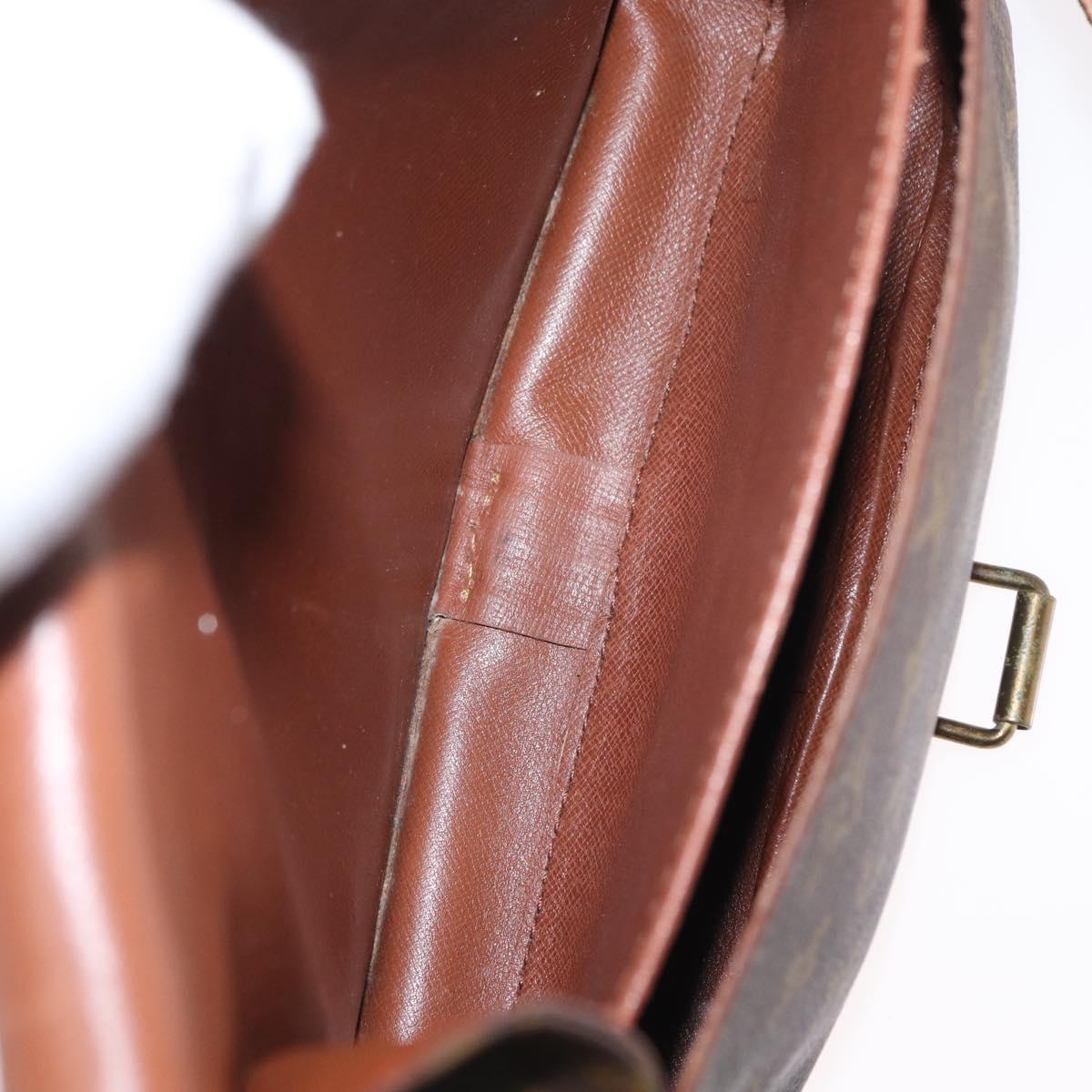 LOUIS VUITTON Monogram Cartouchiere MM Shoulder Bag M51253 LV Auth BA8112