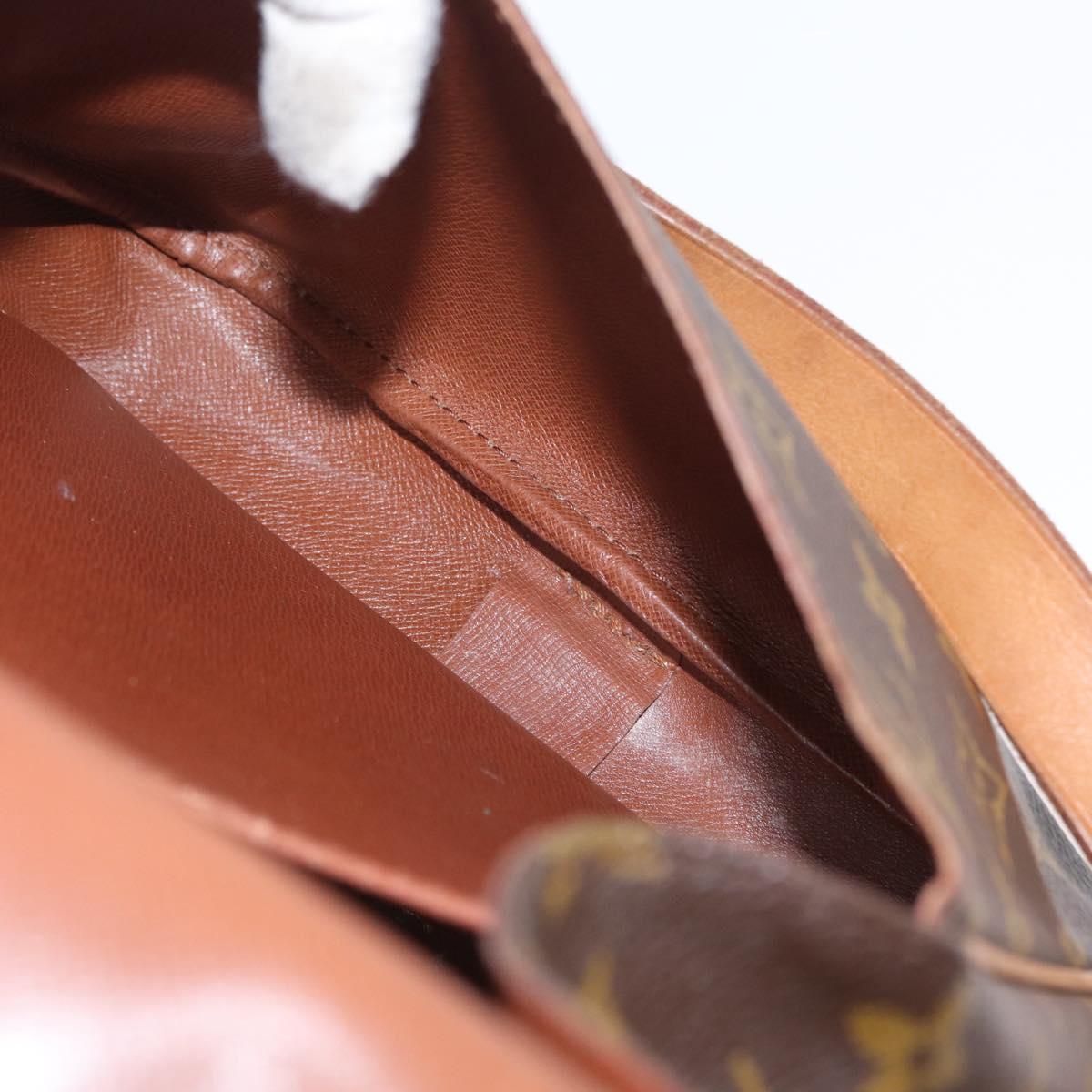 LOUIS VUITTON Monogram Cartouchiere MM Shoulder Bag M51253 LV Auth BA8112