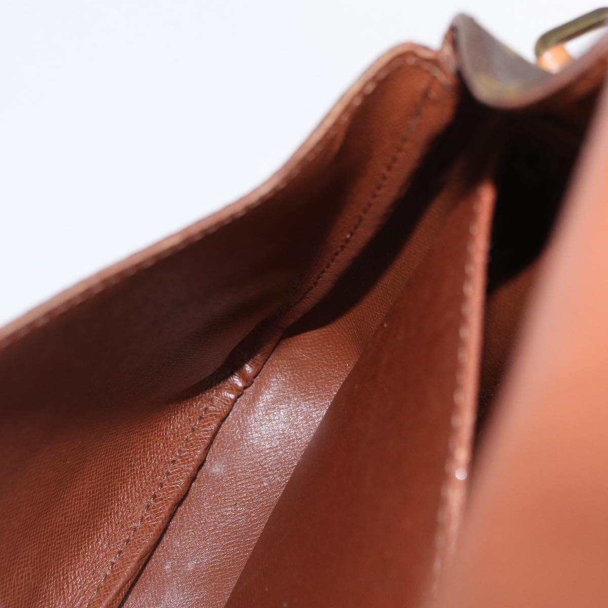 LOUIS VUITTON Monogram Cartouchiere MM Shoulder Bag M51253 LV Auth BA8112