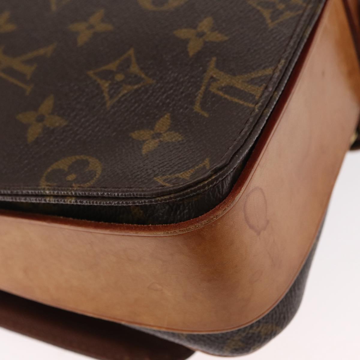 LOUIS VUITTON Monogram Cartouchiere GM Shoulder Bag M51252 LV Auth BA8113