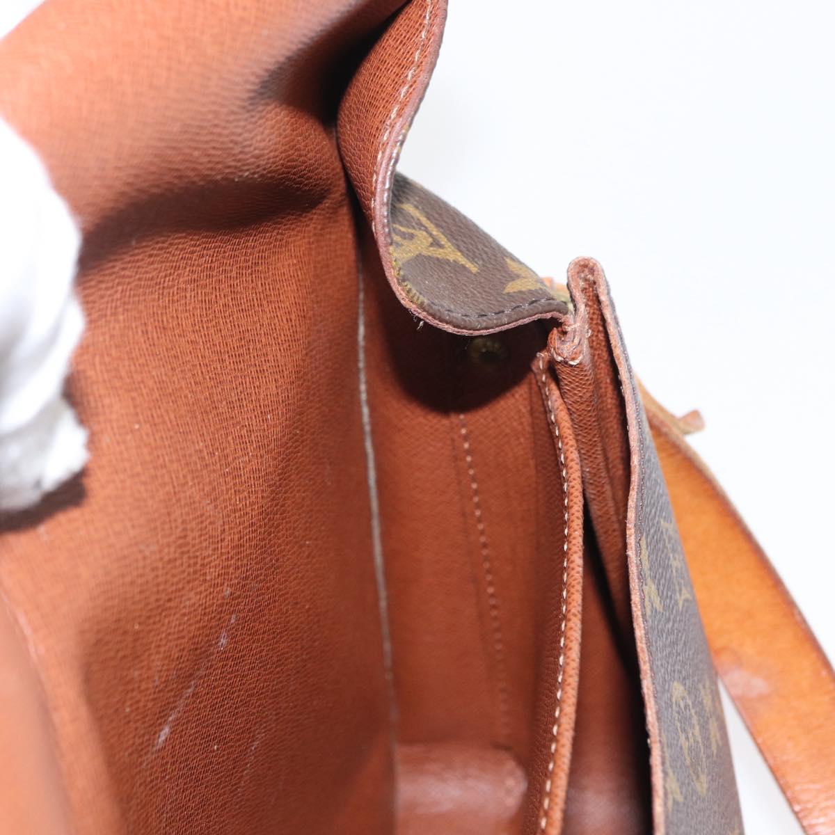 LOUIS VUITTON Monogram Cartouchiere GM Shoulder Bag M51252 LV Auth BA8113