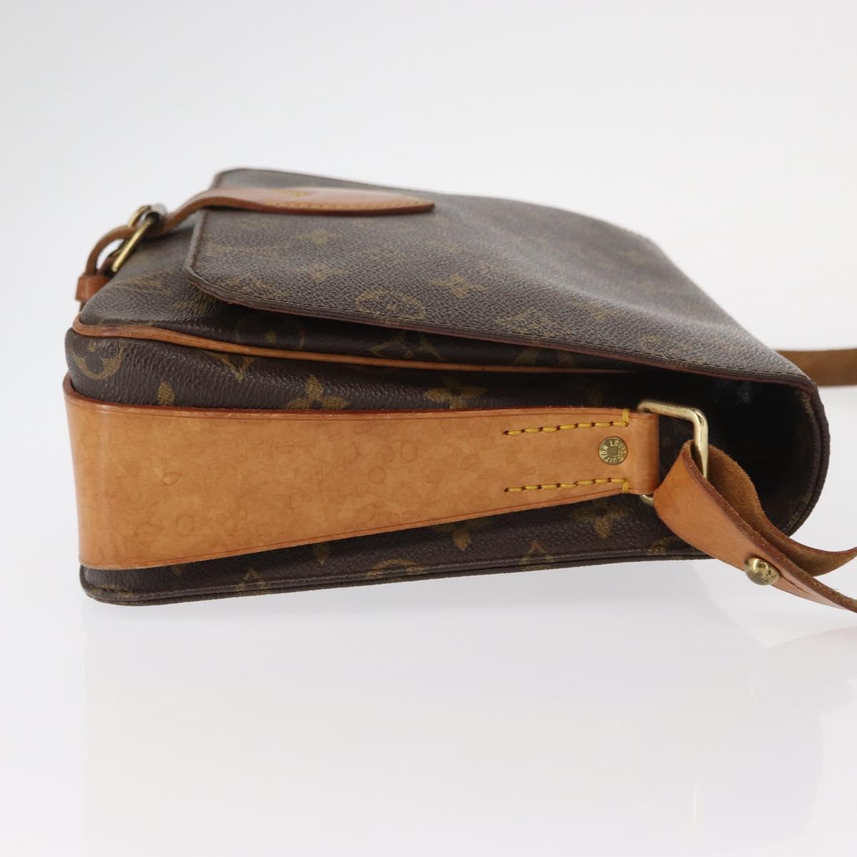 LOUIS VUITTON Monogram Cartouchiere GM Shoulder Bag M51252 LV Auth BA8113