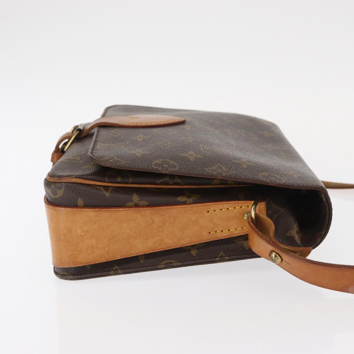 LOUIS VUITTON Monogram Cartouchiere GM Shoulder Bag M51252 LV Auth BA8113