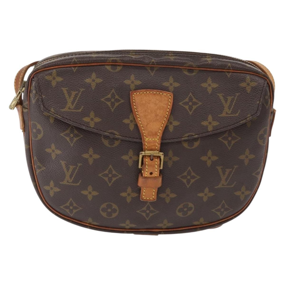 LOUIS VUITTON Monogram Jeune Fille MM Shoulder Bag M51226 LV Auth BA8114