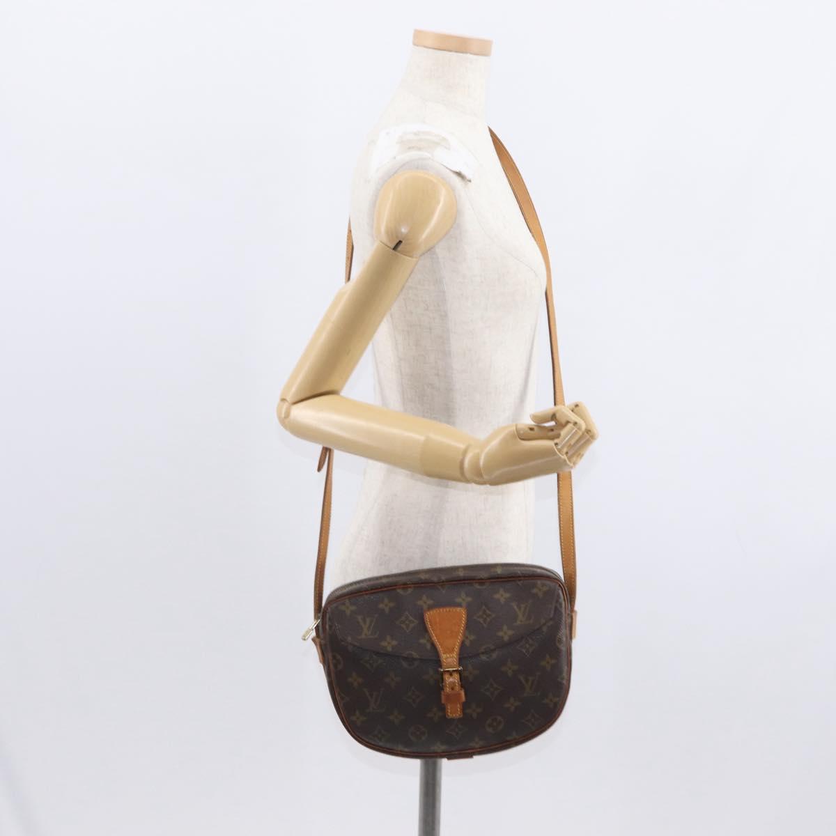 LOUIS VUITTON Monogram Jeune Fille MM Shoulder Bag M51226 LV Auth BA8114