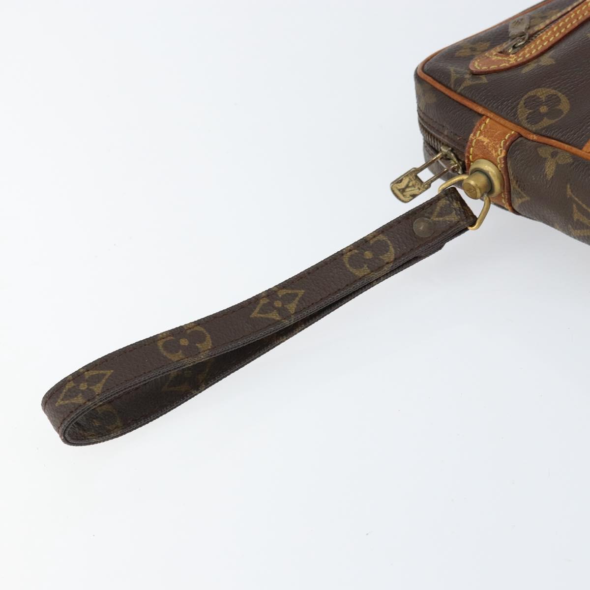 LOUIS VUITTON Monogram Marly Dragonne GM Clutch Bag M51825 LV Auth BA8115