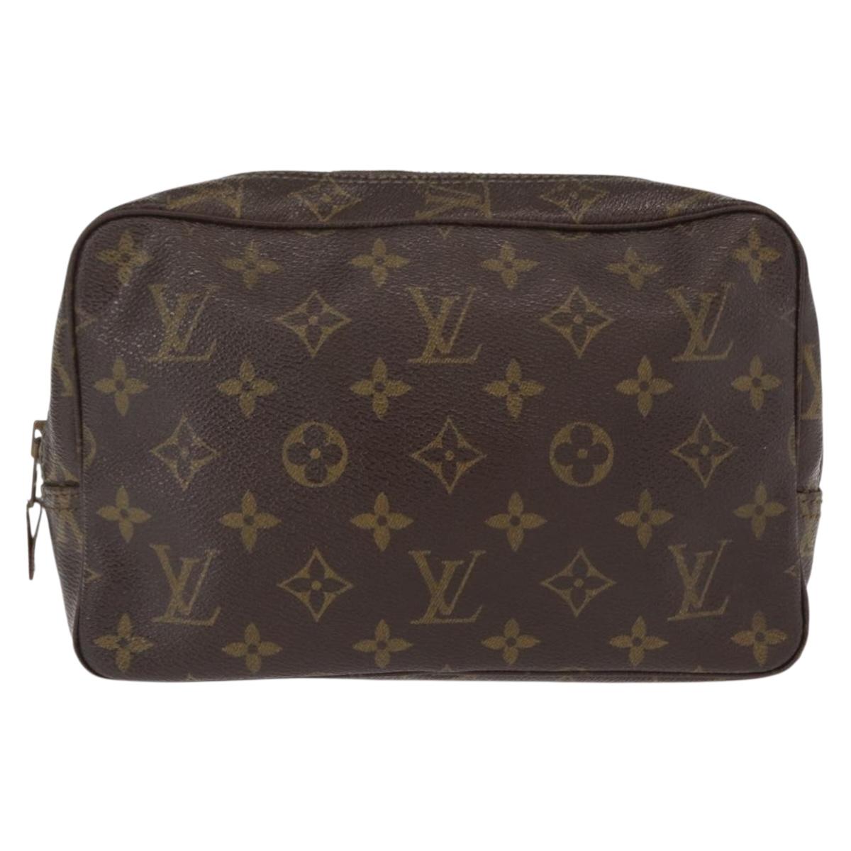 LOUIS VUITTON Monogram Trousse Toilette 23 Clutch Bag M47524 LV Auth BA8118
