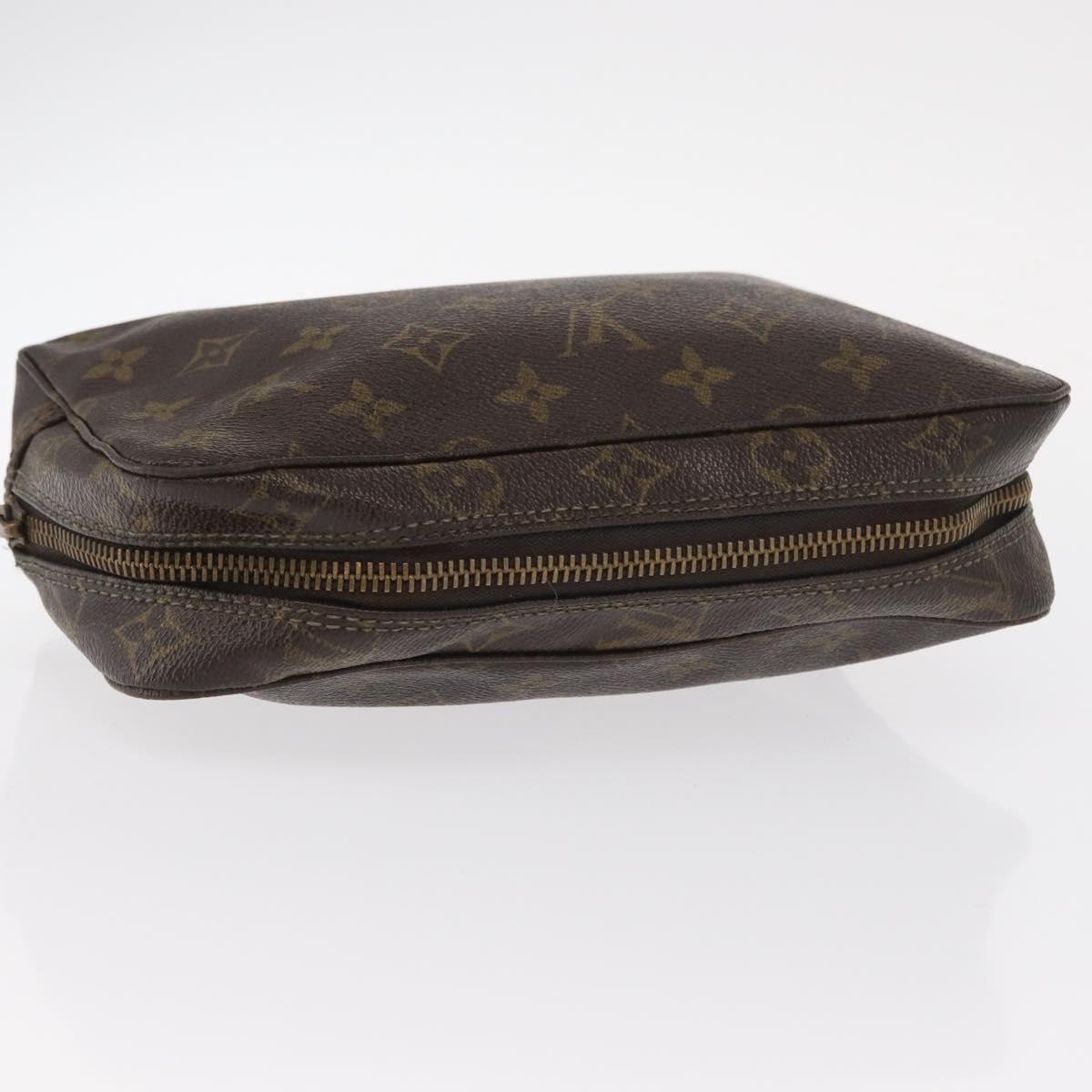 LOUIS VUITTON Monogram Trousse Toilette 23 Clutch Bag M47524 LV Auth BA8118