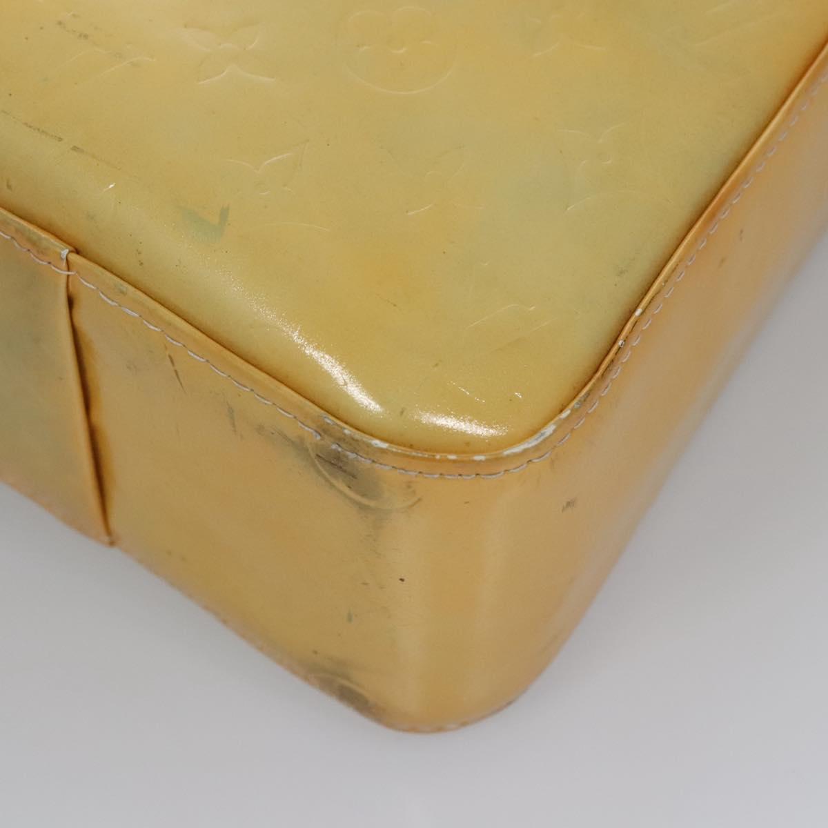 LOUIS VUITTON Monogram Vernis Columbus Tote Bag Gris M91028 LV Auth BA812