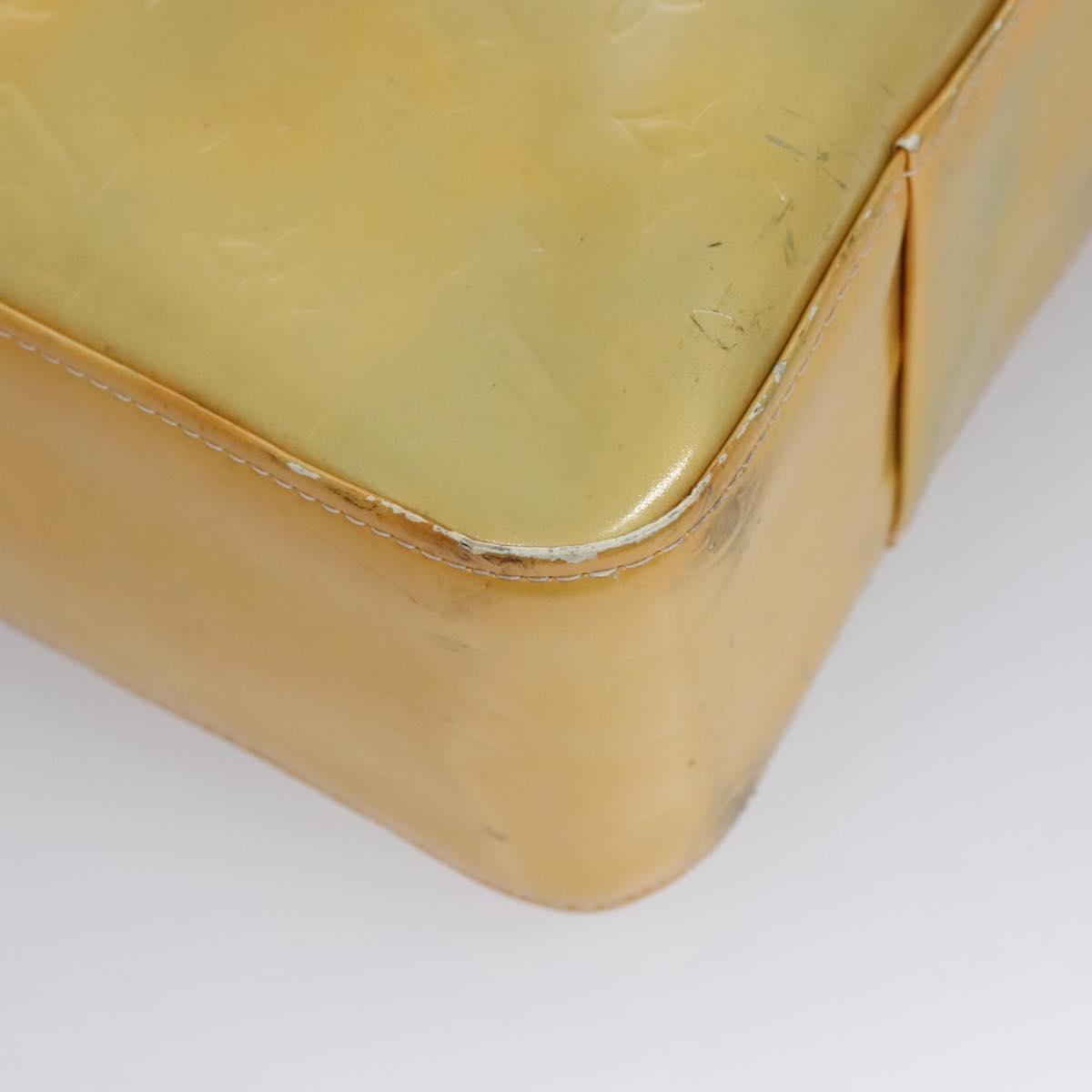 LOUIS VUITTON Monogram Vernis Columbus Tote Bag Gris M91028 LV Auth BA812